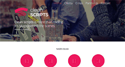 Desktop Screenshot of cleanscripts.com